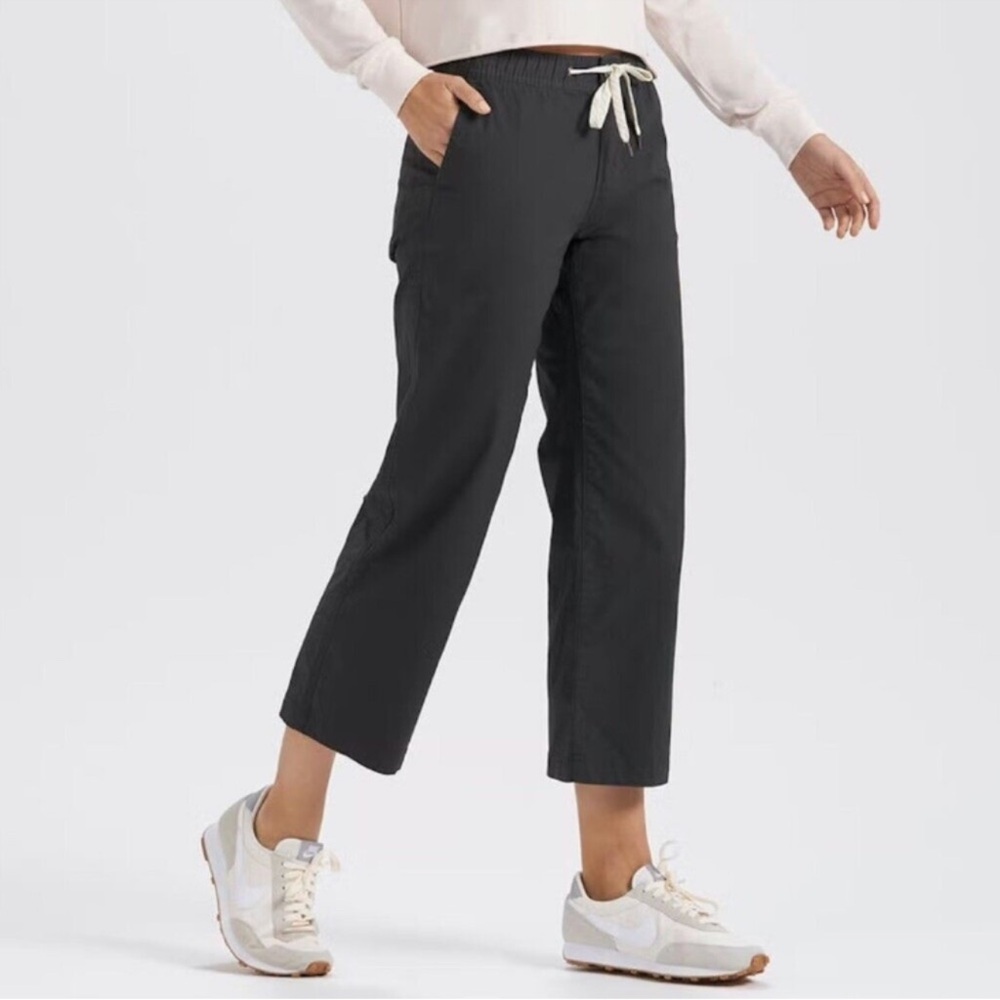 Vuori Womens Ripstop Wideleg Charcoal size Small